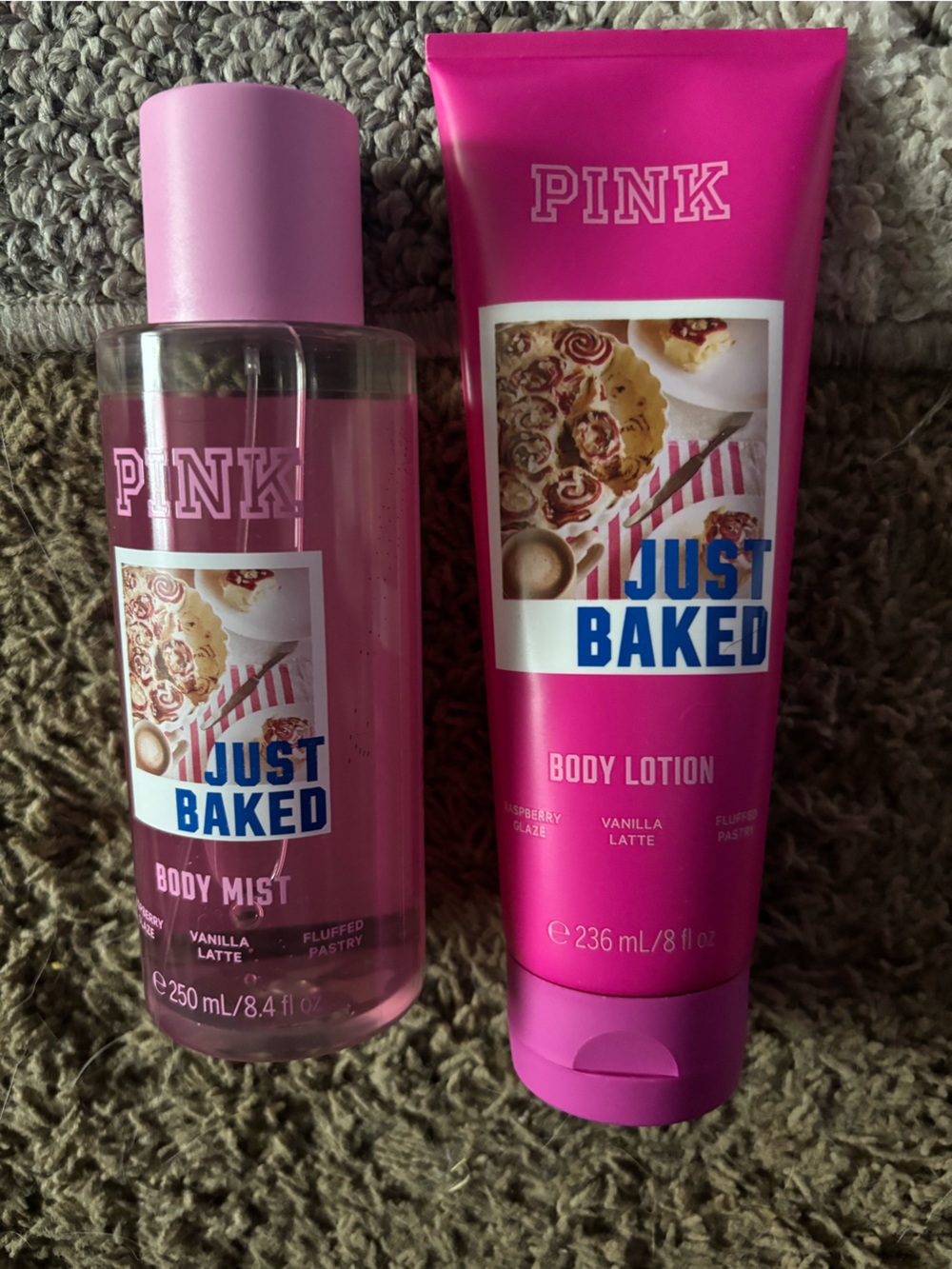 PINK Victoria's Secret Just Baked Body Lotion & Mist - Bright Pink Duo - Picture 4 of 4